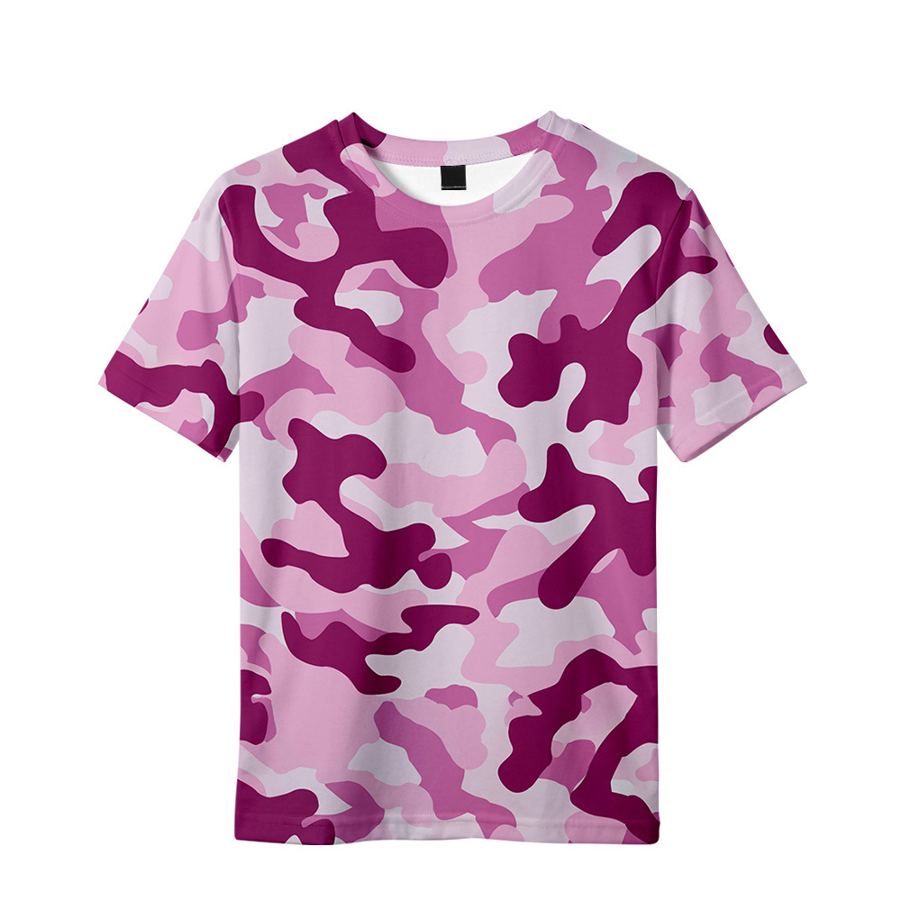 Casual camouflage 3d printing t shirt man zomer o-neck korte mouw extra grote top casual tee los streetwear uisex harajaku