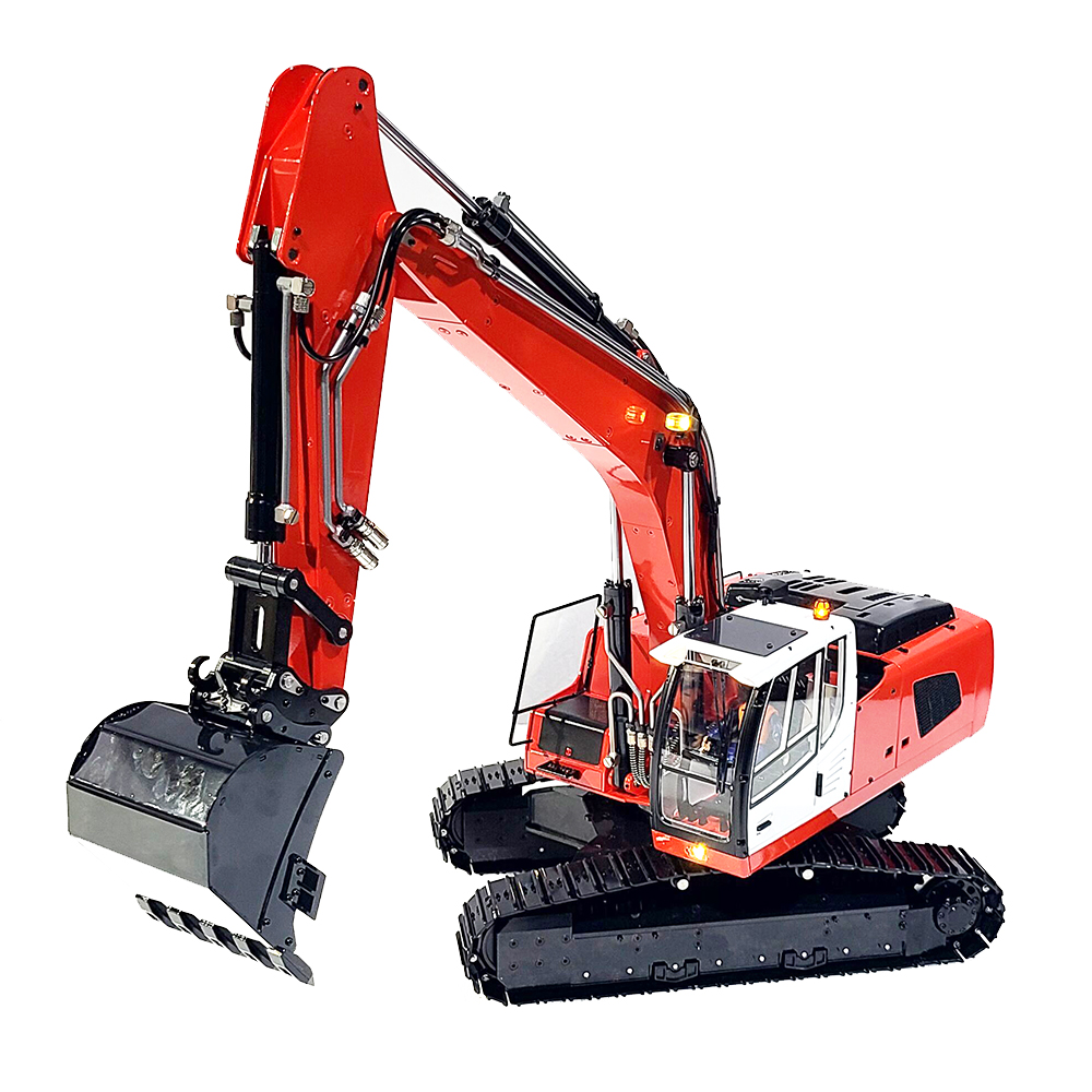 946掘削機1/14 RC油圧掘削機メタルモデルSE​​ND DIG BUCKET RIPPER HYDRAULIC CLAW Excavator Model Adult RC Car Toy