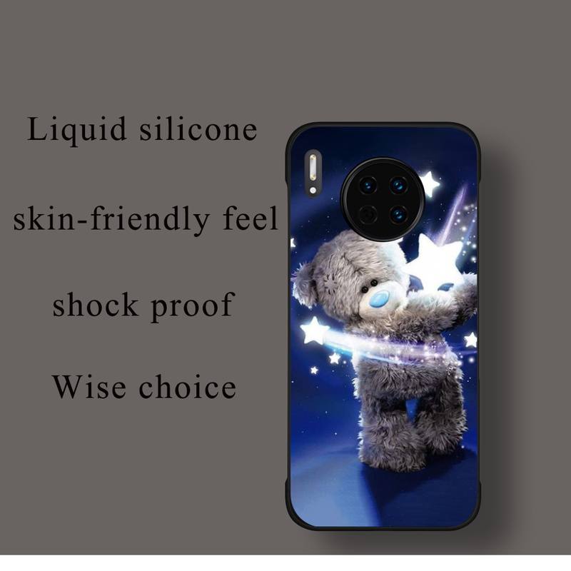 teddybeer schattige telefoonhoesje voor Huawei Honor Mate 30 40 50 20 8 70 5 9 10 Pro P X I S Y Lite Nova