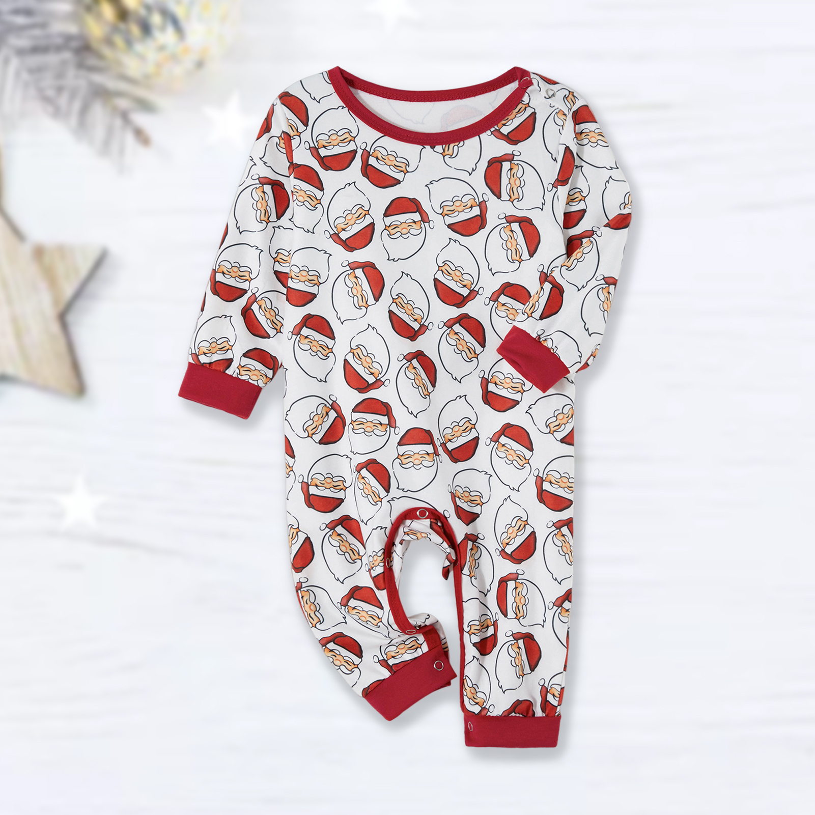 Christmas Family Matching Tenues maman papa enfants 2 pièces pyjamas Set Baby Rompers Casual Loose Sleepwear Vismas Famille Look Pyjamas