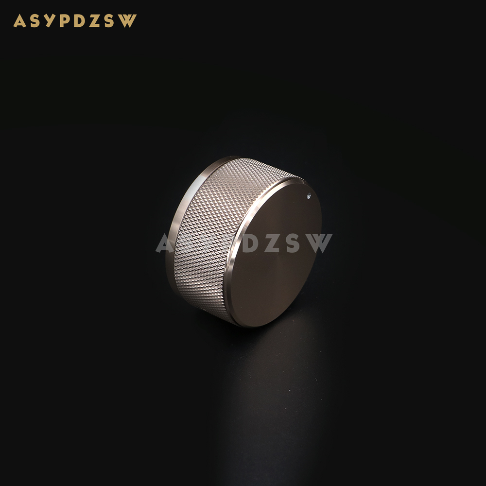 's 44*22 mm versterker Volume Potentiometer aluminium knop gekarteld zilver/zwart/goud optioneel