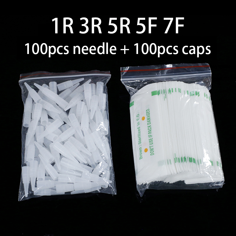 1R 3R 5R 5F 7F PMU Needles and Needle Tips Disposable Sterilized Professional Tattoo needles for Permanent Makeup Eyebrow