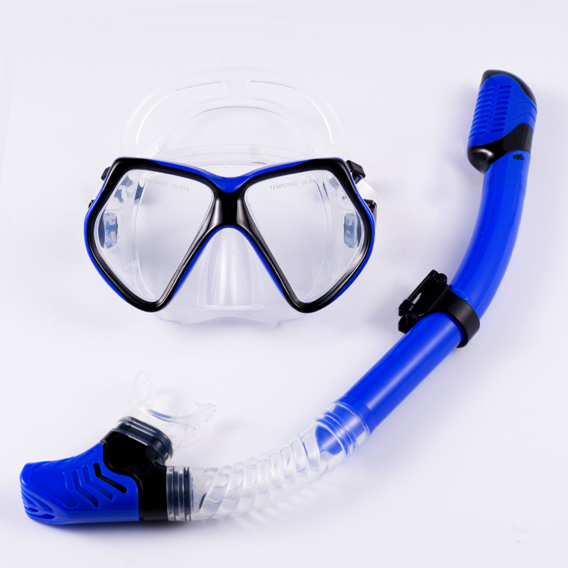 Professionell dykdykning masker snorkling set vuxen silikon kjol antifogglasögon glasögon simbassäng