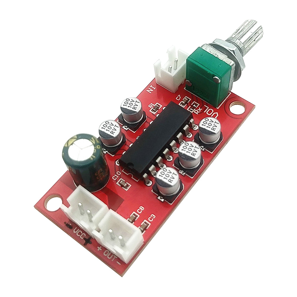 DC 3V-10V 4.5W TEA2025 MONO BTL Output Power Amplifier Board med/utan volympotentiometer