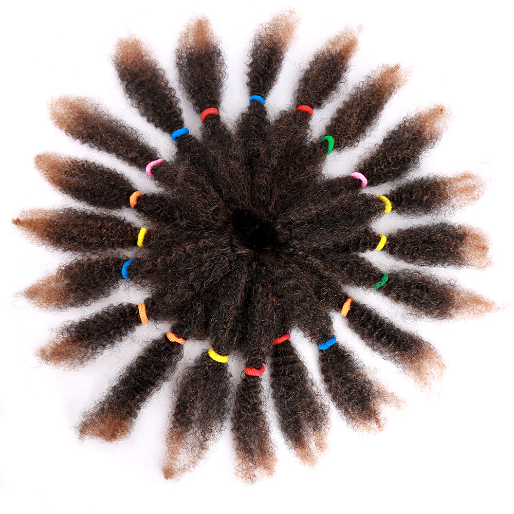 Afro Kinky Marley intrecciata intrecciata Twist Crochet Auncine estensioni in massa