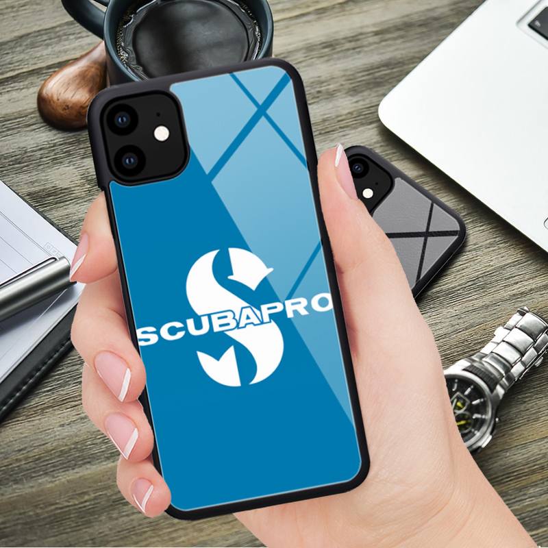 Dla iPhone Scubapro Diver Case Case Guma na iPhone 14 15 13 12 11 Pro Max Mini XS 8 7 Plus X XR iPhone 13 Covers