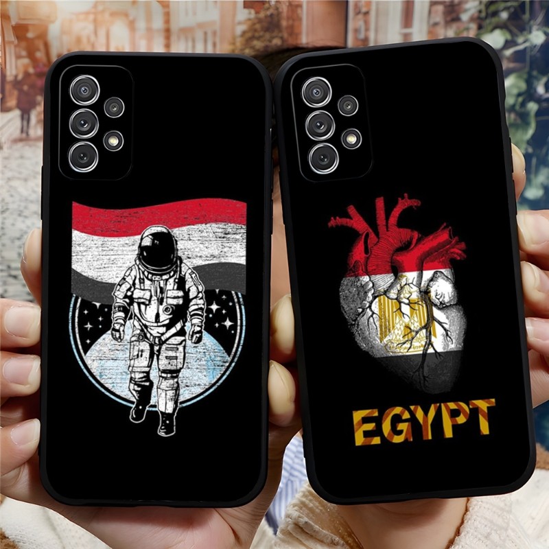 Egitto National Flag Pyramid Telefono FundA Samsung S22 S21 S30 S20 S9 S10 S8 S7 S6 Pro Plus EDGE ULTRA FE Coque