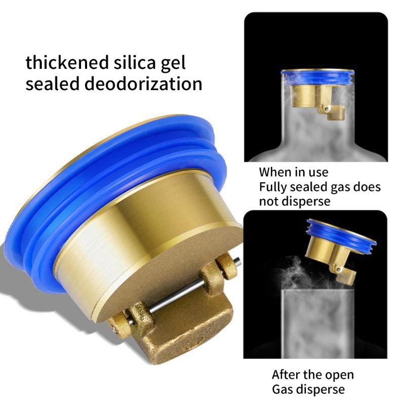 Floor Drain Sewer Backflow Preventer Brass Drain Valves Sewer R9UF