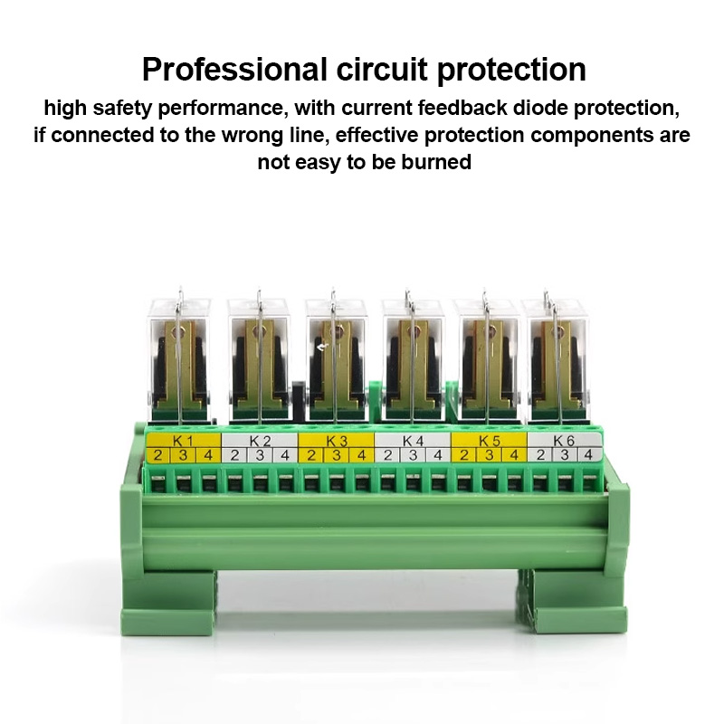 8 Kanäle 10A 1 SPDT DIN RAIL MOUNT G2R 12V 24V DC Interface Relaismodul PNP NPN kompatibel 1no+ 1 nc