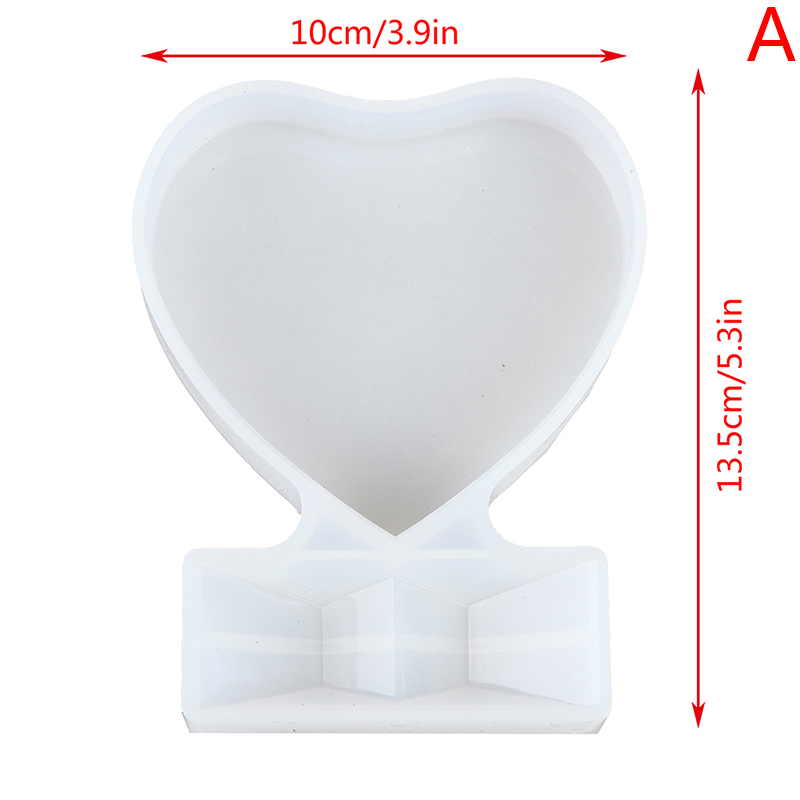 Gioielli artigianali che producono muffa amore telaio il cuore fotogramma fai -da -te decorativo silicone stampo epossidico resina stampo gioielli