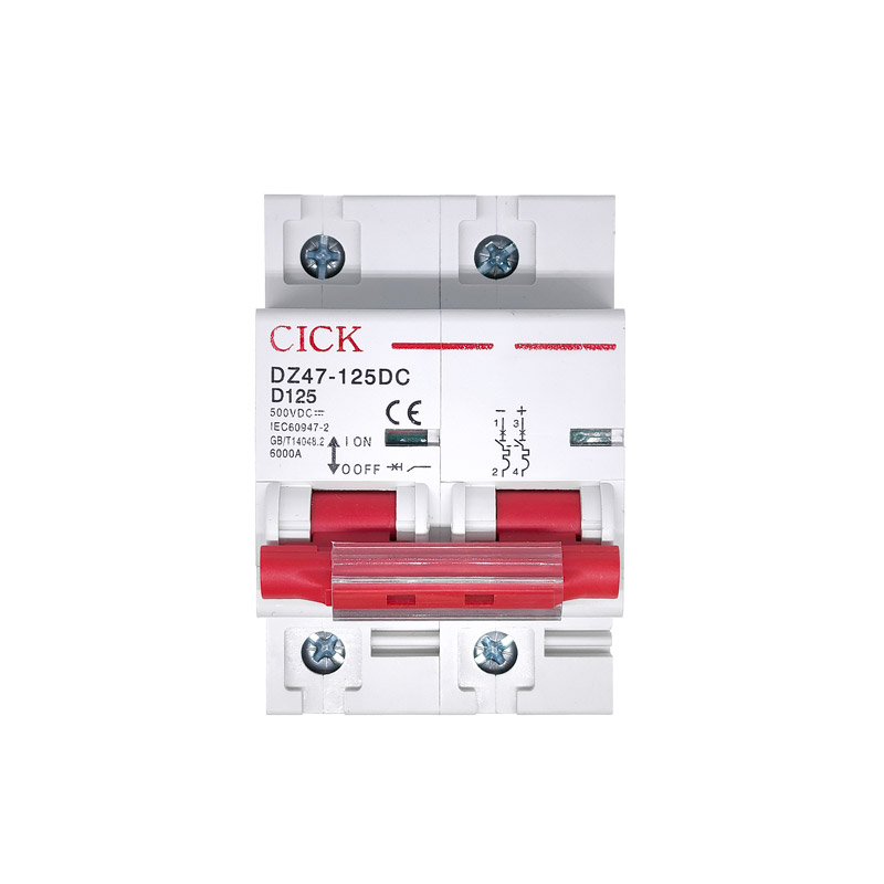 2P DC 250V-1000V MCB DZ47 80A 100A 125A MINI CIRCUIT SOLAR CIRCUIT DURNORDE CIRCUIT PROFICATION DU SYSTÈME PV 500V