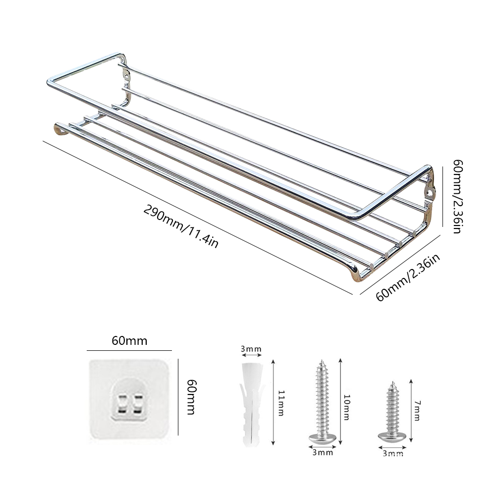 2/4pcs suspendu au garde-manger épicé de rangement sans coup de poing étagères de rangement condiment condu de réserve de condu