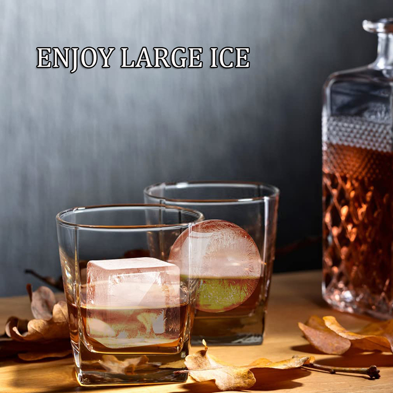 Silicone Ice Ball fabricante de hielo Molde para whisky BPA Gran de forma redonda de hielo Cubo de hielo Marco de molde de molde de verano Gadget de verano