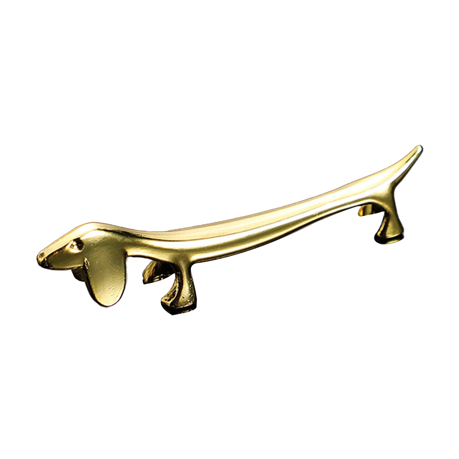 Alloy Dachshunds Dog de veio selvagem Chapote de veio coreano Portador de pauzinho rosa ouro banhado prateado ornamento de natal gigante