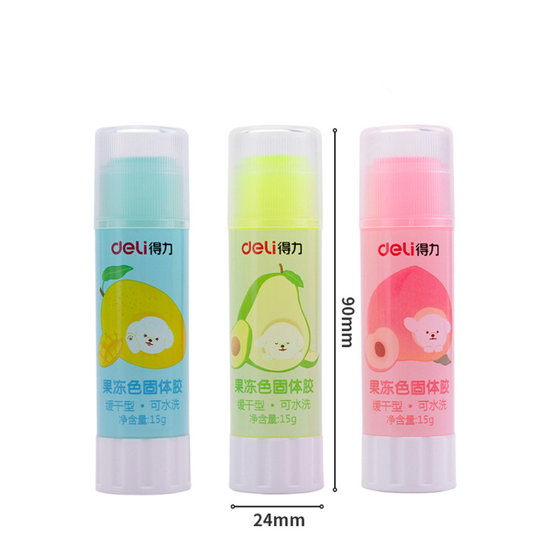 Deli 15g Cine Jelly Colorated Co Coloded Sticks Student Child Creative Stationery Chartu