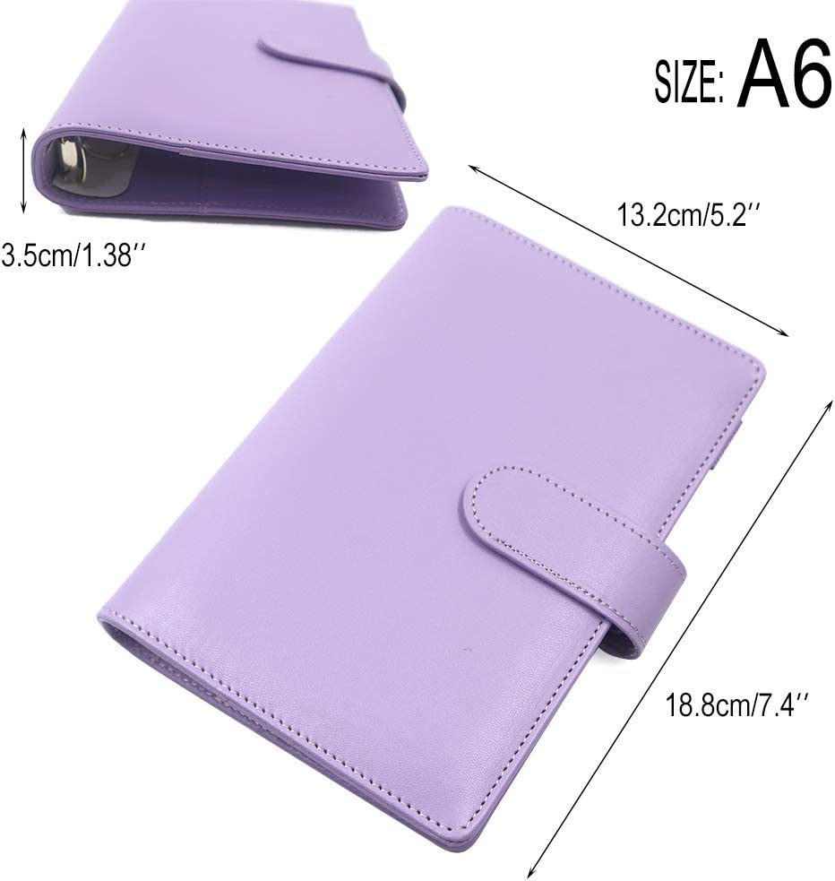 2 peças A6 PU Catrulha de notebook de couro PU