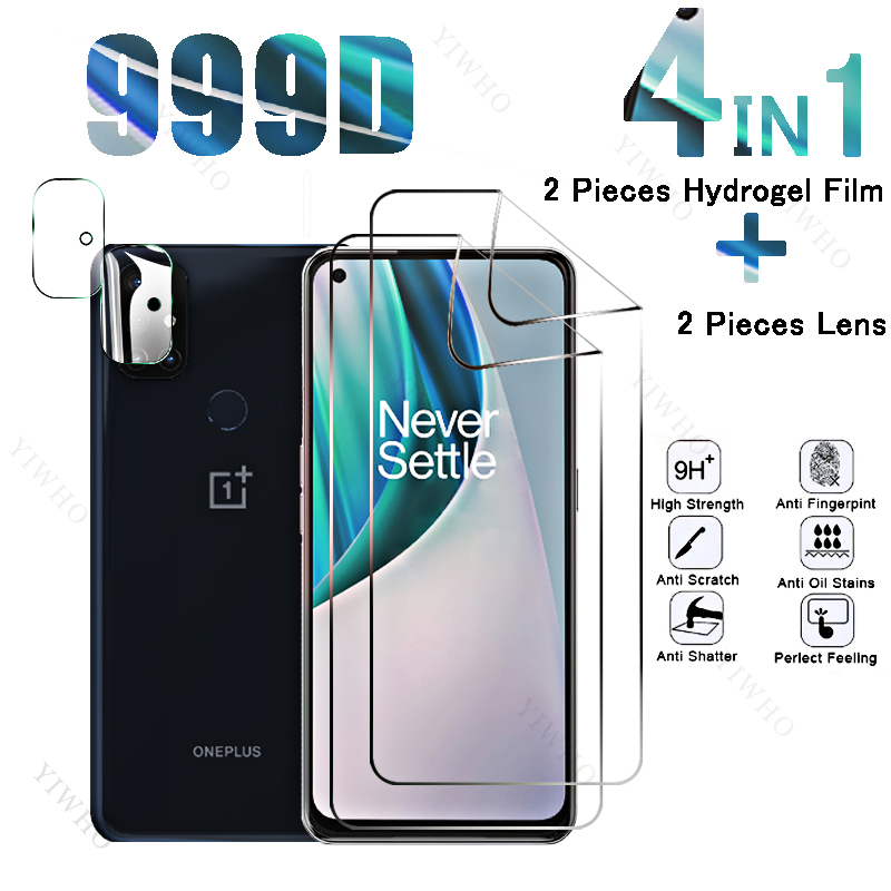 6in1 Full Cover Fronthydrogel -Film für OnePlus Nord N10 5G Sicherheitsbildschirmschutz für OnePlus N 10 BE2029 6.49 