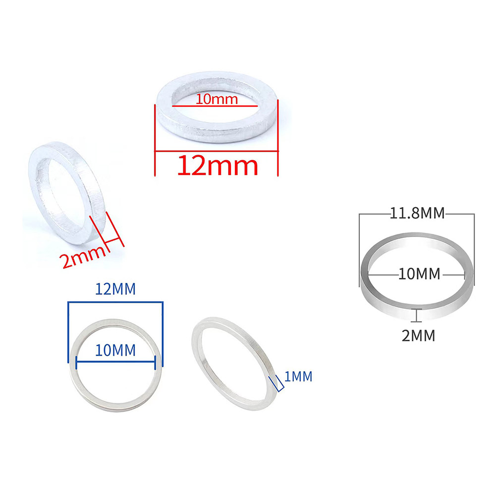 Bicycle Chain Wheel parafuso Dish Washer Spacers Spacers Componente Componente Corrente de roda de roda de correção parafusos para parafusos peças de substituição