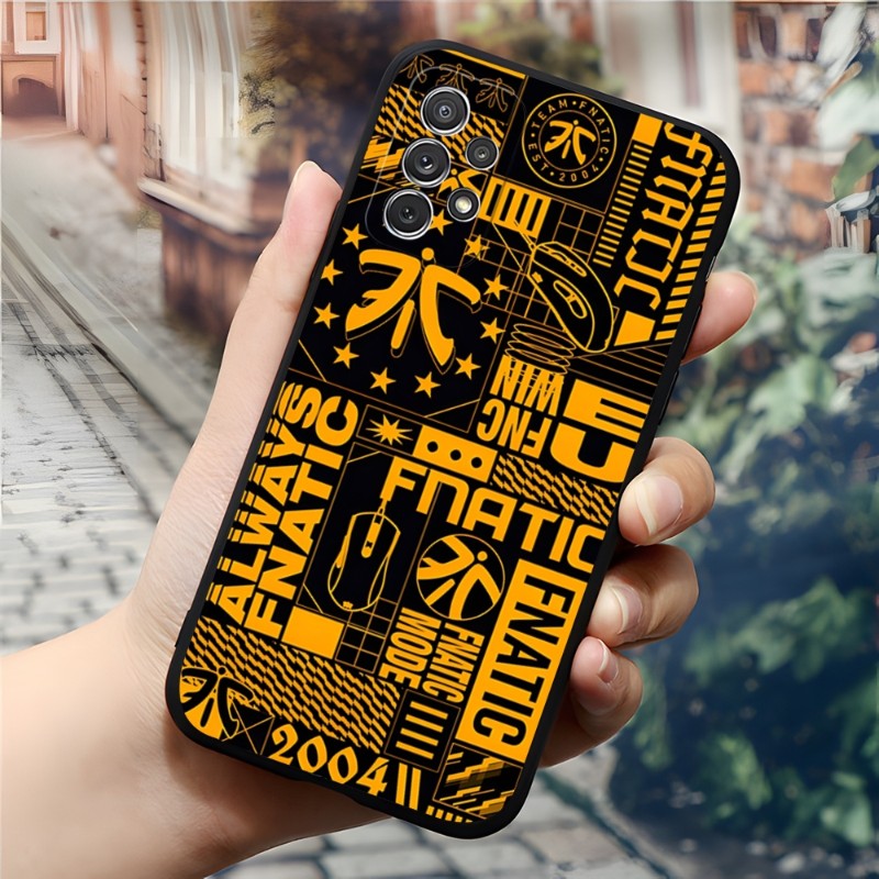 CS GO FNATIC FNC CLUB電話ケースSAMSUNG S22 S21 S23 S30 S20 S9 S10 S8 S7 S6 PRO PLUS EDGE ULTRA FE SOFT COQUE