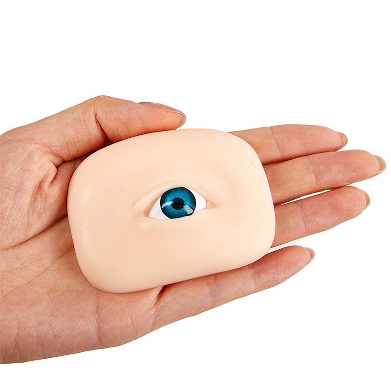 Tatouage des sourcils 5D Pratique de la peau texturée en silicone bionique lisse douce pour la pratique de maquillage des yeux de la cache
