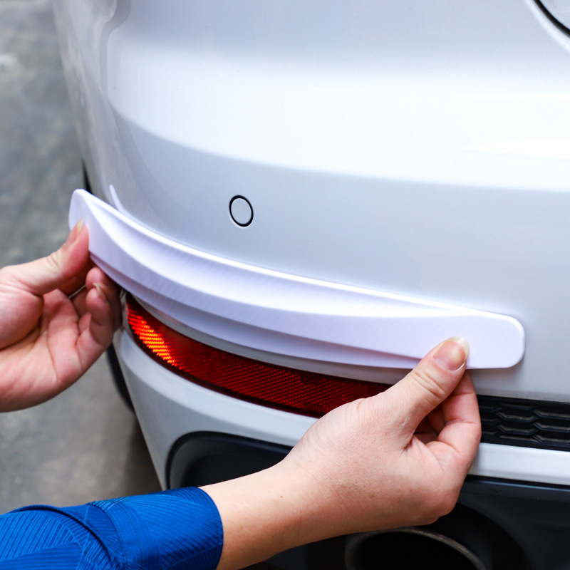 Auto Stoßfänger Beschützer Streifen universeller Auto weicher Gummi -Vorder- und hinterer Eckschutzschutzlippenstreifen Aufkleber Beschützer