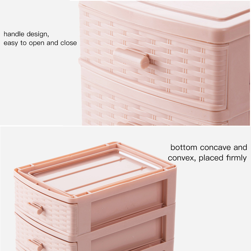 Desktop Mini Storage Box Small Drawer Multilayer Plastic Storage Cabinet Cosmetic Jewelry Box Stationery Box Storage Box