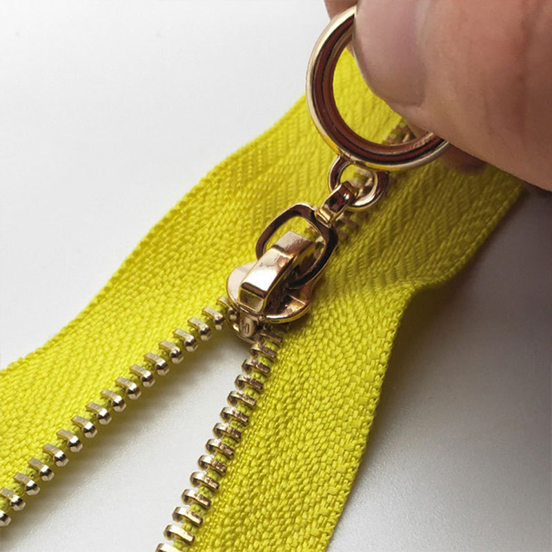 15/20/30/40 cm 3# metalowy zamek błyskawiczny Złote Kolor Slidder Copper Zippers DIY Bag Bagaż Bagażowy Zapienne zamki