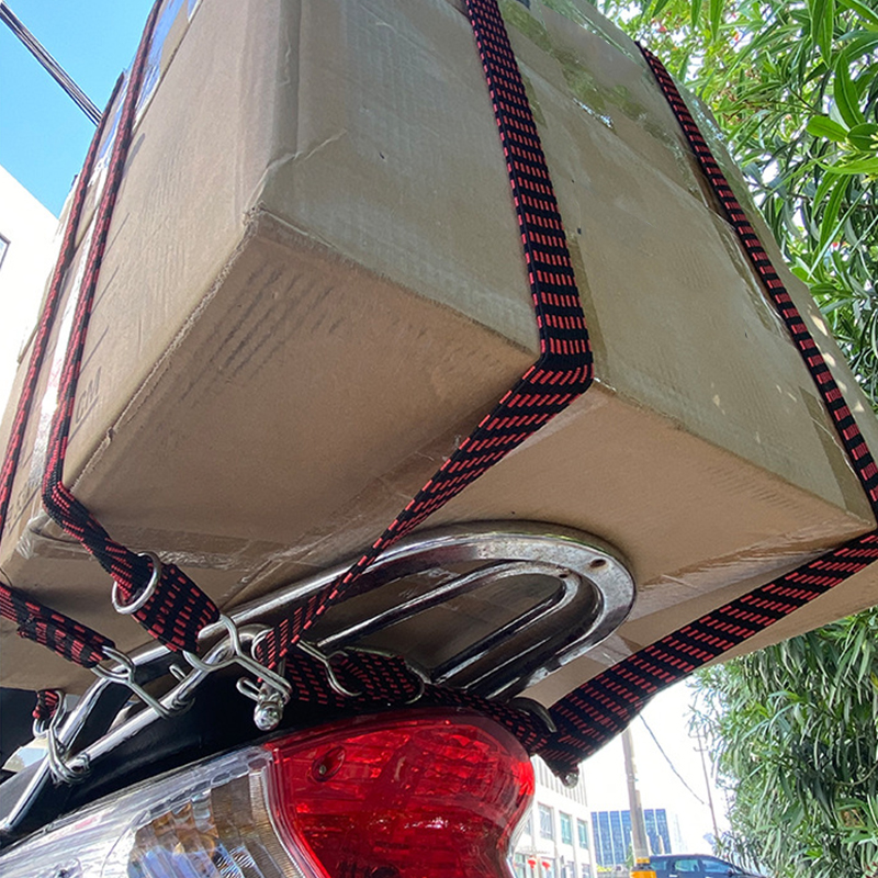 élastique à bagages en caoutchouc Corde à corde Cordeaux Bike corde à vélo à vélo de toit bracelet de toit