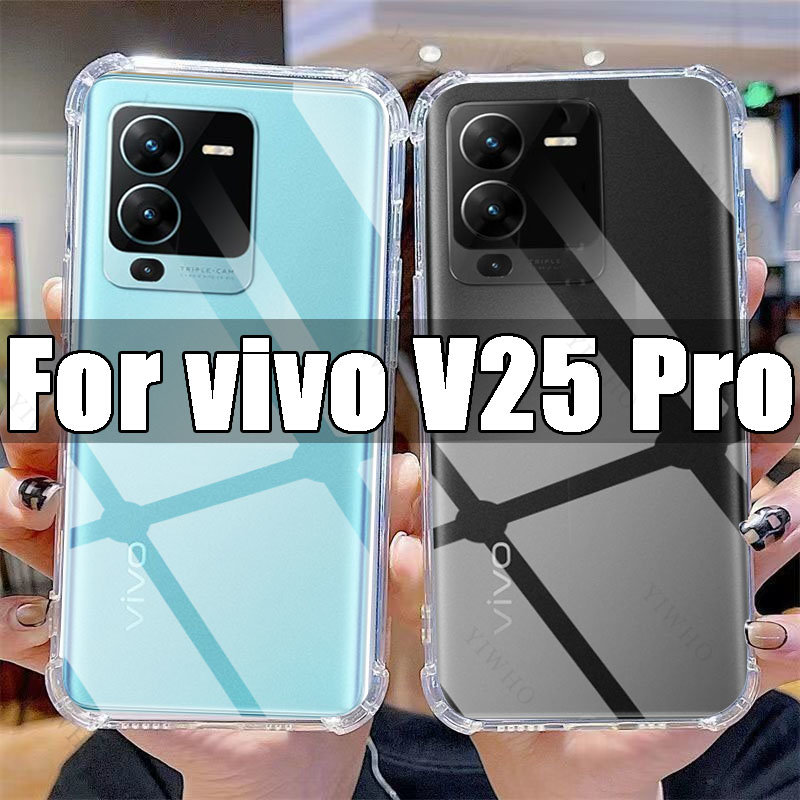 Custodia telefono trasparente Vivo V25 Pro TPU Case trasparente Vivo V 25 25Pro V25Pro 6.56 