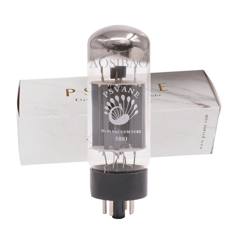 Psvane 5881 Válvula de áudio do tubo de vácuo substitui 5881a 350c 6l6gc 6p3p HiFi Electronic Tube Amplifier Kit DIY Comparado Quad genuína