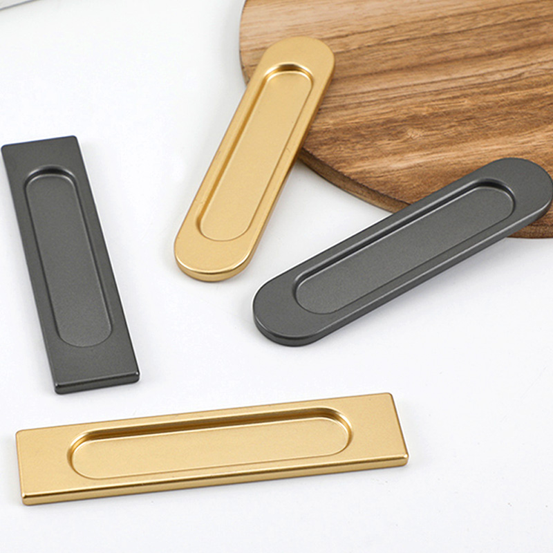 6 Styles Self-adhesive Sliding Door Handle With Double-sided Tape No Drilling Window Door Cabinets Knob Furniture Pulls Hardware