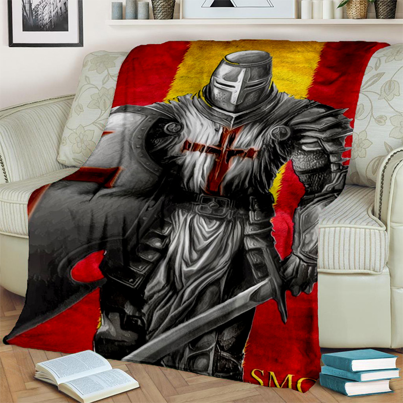 Cavalier Cavalier Cavalieiro Crusaders Cobertor, cobertor de arremesso macio para capa de capa de viagens de piquenique de cama de quarto de casa