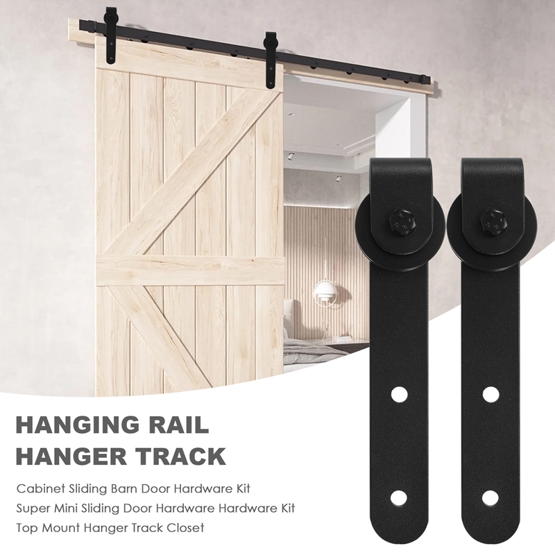 Cabinet Sliding Barn Door Hardware Kit Super Mini Sliding Door Hardware Hardware Kit Top Mount Hanger Track Closet