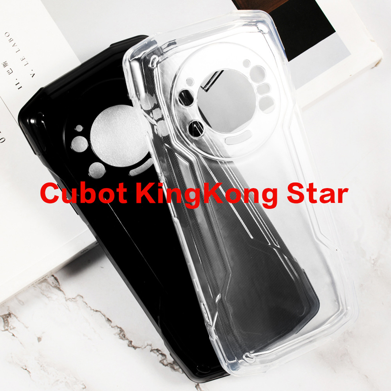 Transparente Telefonhülle für Cubot Kingkong Stern Silikon Hülle Schutzweich TPU -Abdeckung für Cubot Kingkong Star Stoßstangeschale Haut