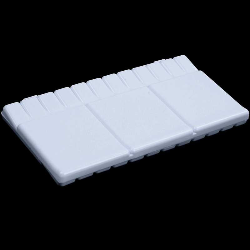 2x Art Paint Tray Artist Масляная акварель пластиковая палитра белая 33 сетки Большой размер