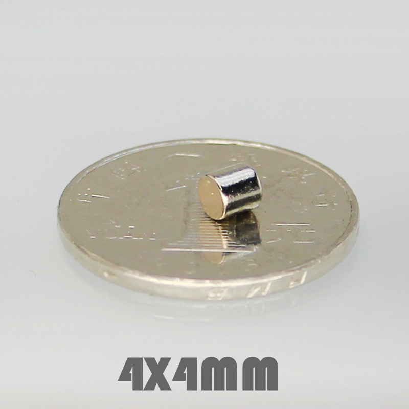 4x4 mm Magnet Super starker Neodym Magnet Seltenerde Magnet für Handwerk N35 Kleine runde Magnetmagnetscheibe 4*4 mm