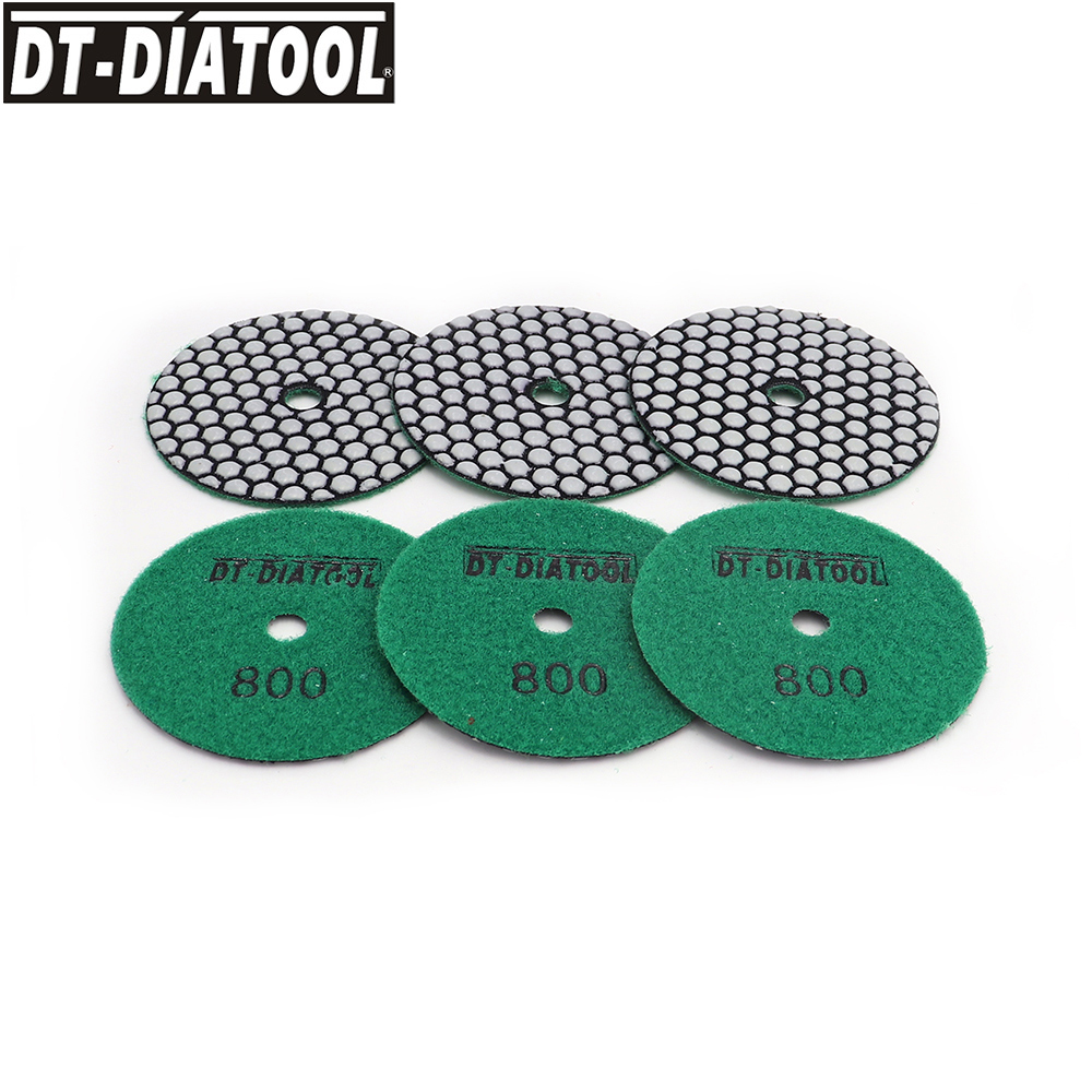 DT-Diatool 6/GRIT 800 Suchy polerowanie wiązania żywicy elastyczne dla marmurowych ceramicznych 4 