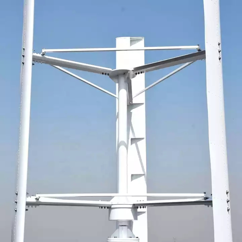グリッドシステム上の60kW 50kW 30kWグリッドオフグリッドオフグリッドの再生可能エネルギーシステム垂直軸風エネルギータービン