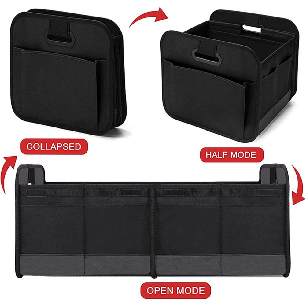 Organisateur de voitures pliables spacieux Boîte de rangement pliable pour l'organisateur de voiture pliant durable.