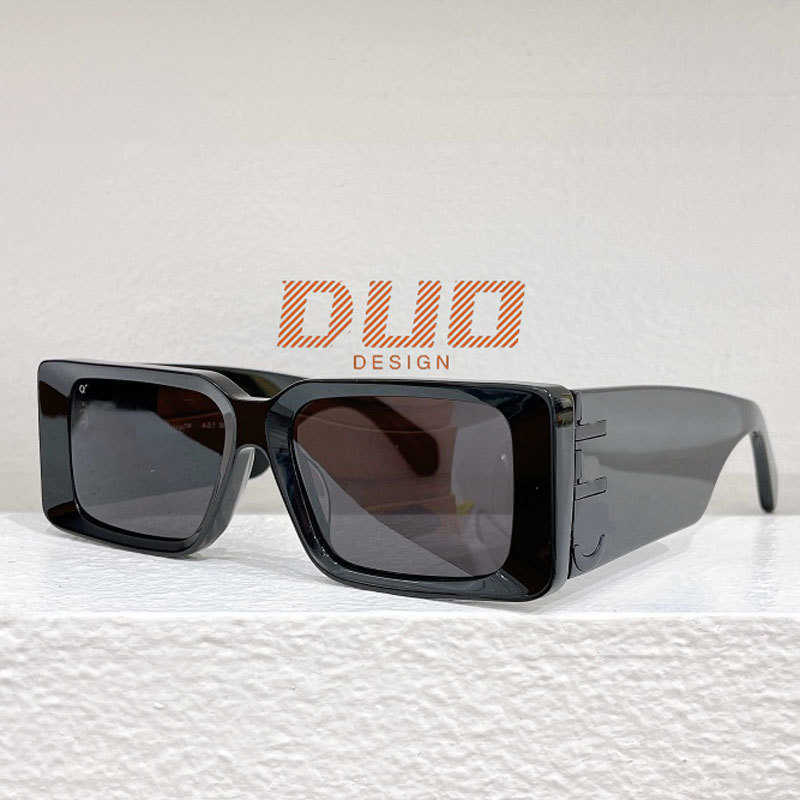 Nouvelles verres arrivés O-W Des lunettes de soleil de créateurs originaux polarisés 2024 Nouveaux lunettes de soleil Hip Hop Punk Y2K UV400 HAUTE QUILITÉ GARDE REAL AVEC BOX