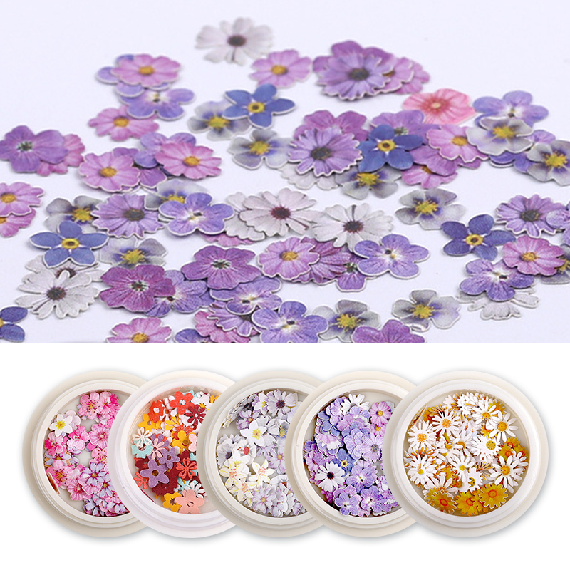 1 Box Resin Filling Wood Pulp Flowers Chips Mixed Epoxy Resin Accessories Flowers Leaf Letters DIY Jewelry Making Nail Art Craft