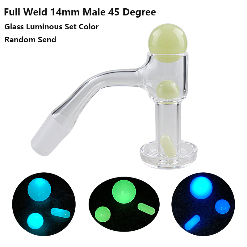 Sbaughele senza soluzione di continuità completamente saldatura a fumo Terp SlUrper Blender Spin Bange da 10 mm da 14 mm bordo smusso maschile le piattaforme di bong