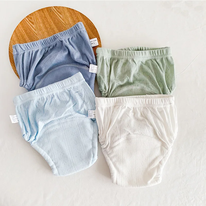 Ensemble / pantalon d'entraînement pour bébé fuite des couches pour enfants en coton imperméables lavables à l'épreuve lavable