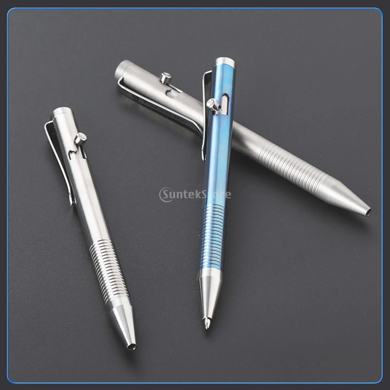 Pens Luksusowy Bolt Action Pen Titanium Stop G2 Kompatybilny z piłka kolejowego Penuble Pen Pen Pen for Office Professional Business
