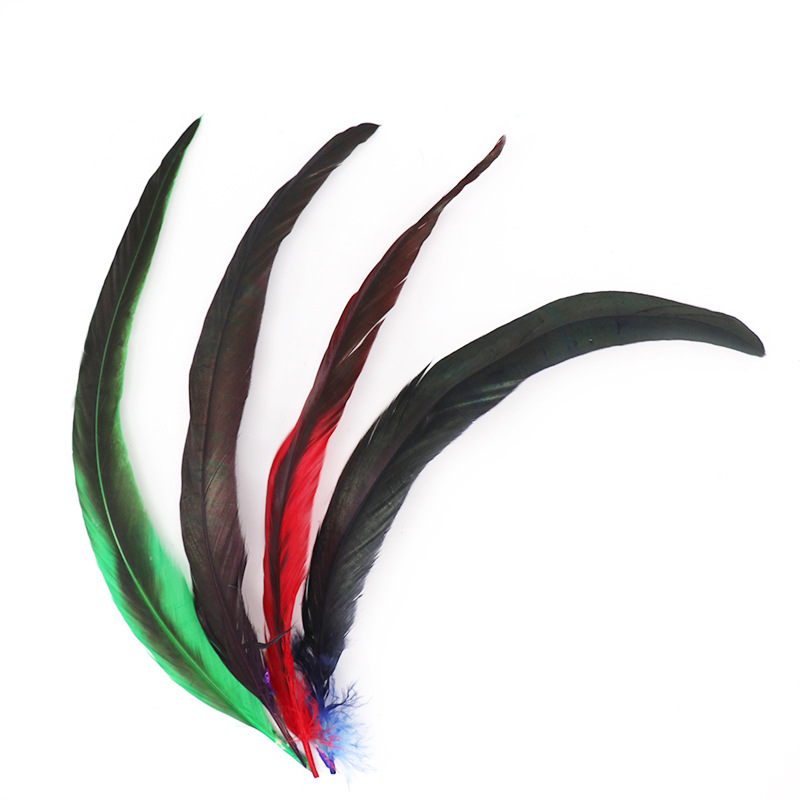 100 stRooster Feathers for Crafts 25-35cm/10-12 tum kycklingfjäderfjäder karneval bröllop dekorativa plommor