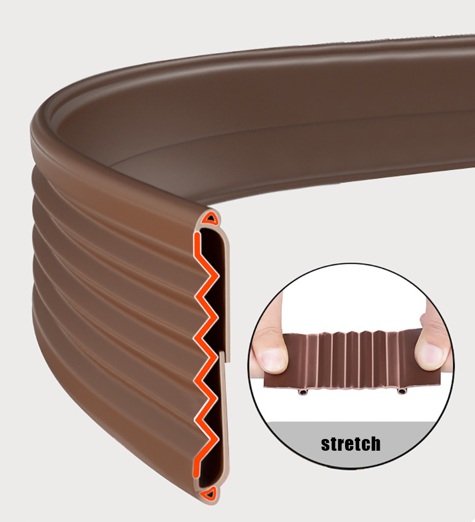 Vague de porte du bas de la porte du bas de la porte du tirage météo à la bande de bruit anti-fruit Bloqueur de la porte insonorisée pour les portes intérieures remplissage de l'espace