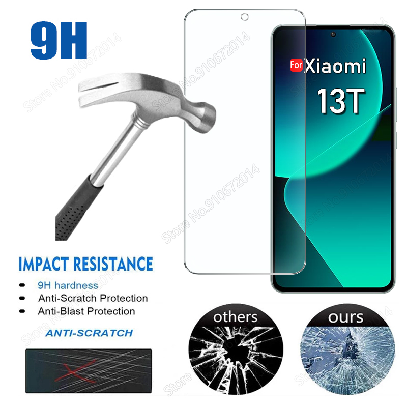 pour Xiaomi 13T Pro 9H Verre trempée pour Xiaomi 13 10t 8 9 11 12 Lite 5G NE Protecteur d'écran pour Xiaomi Mi 11t 12t Pro Glas