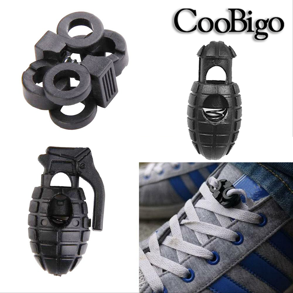 Cord Lock Lock Stopper a levetta molla Paracord Clip Clip Class Accessori la scarpa da scarpe da tiro sportivo.