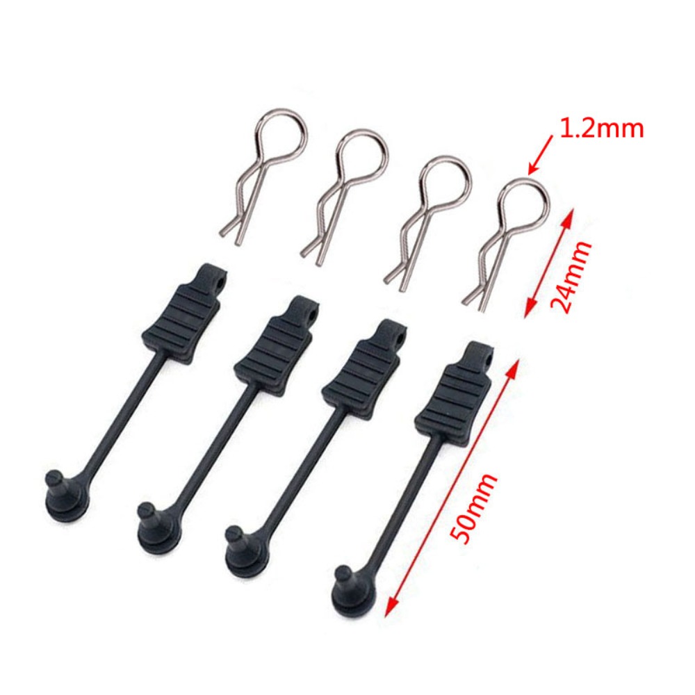 postsäule montierclips body clip retainer gebogene federy r pins r pins clips retainer plastik für 1/10 Körperschale/arrma RC