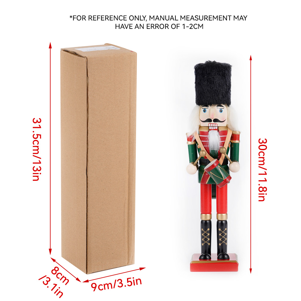 Christmas Nutcracker Building Block Set King Trumpeter Soldier Drummer Bricks Toy for Childre